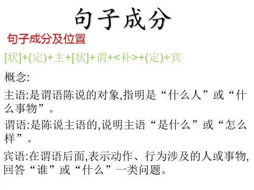 句子成分课件(幻灯片13张)