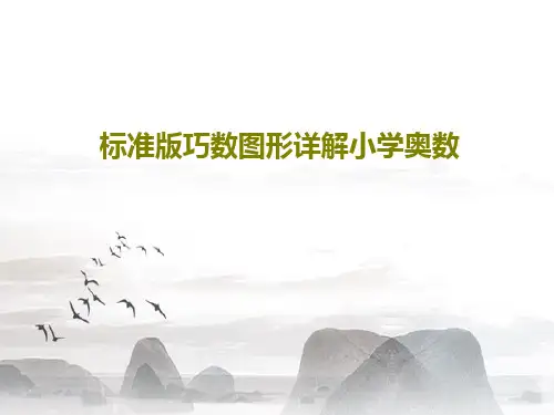 标准版巧数图形详解小学奥数共65页