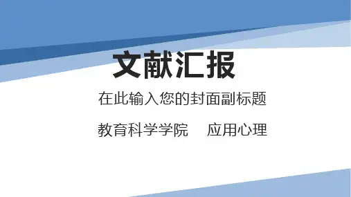 舌尖现象文献汇报