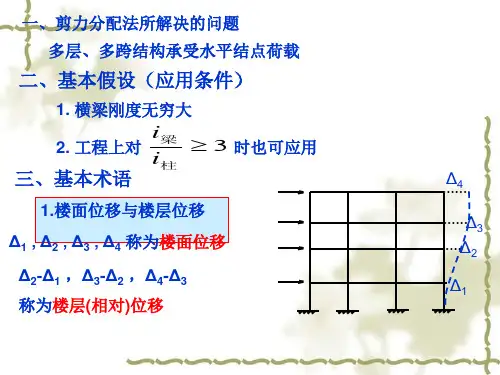 结构力剪力分配法
