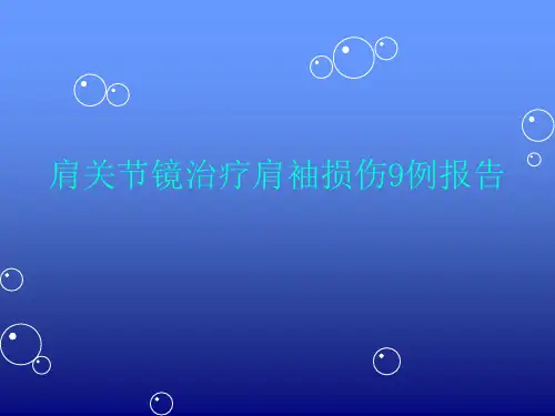 肩关节镜下治疗肩袖损伤医学PPT课件