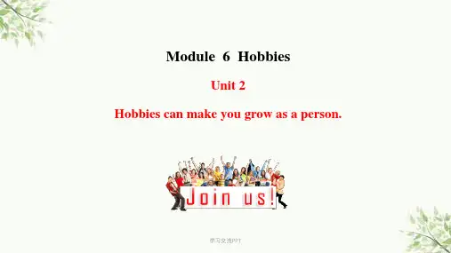 外研社新版八年级下册M6U2课件