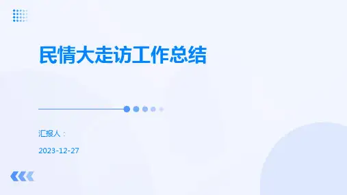 民情大走访工作总结