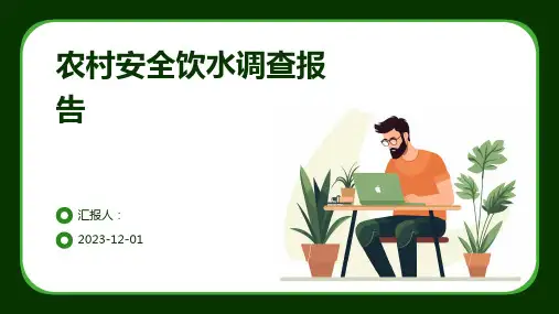 农村安全饮水调查报告