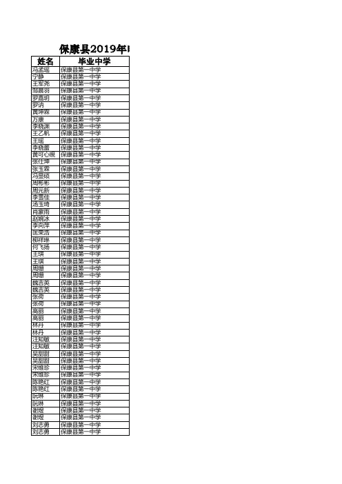 2019年保康县专项计划.dbf