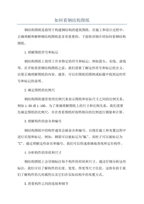 如何看钢结构图纸