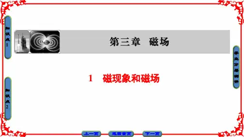 高中物理人教版选修3-1(课件)第三章 磁场 3-1  