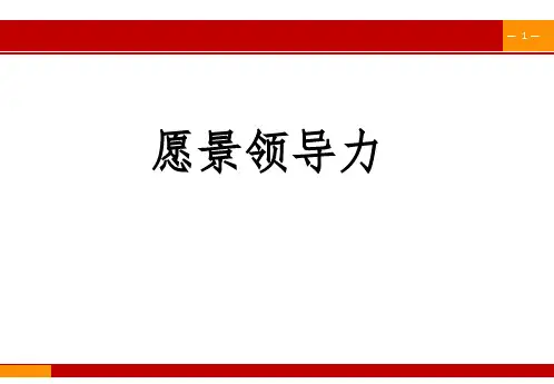《愿景领导力》PPT课件