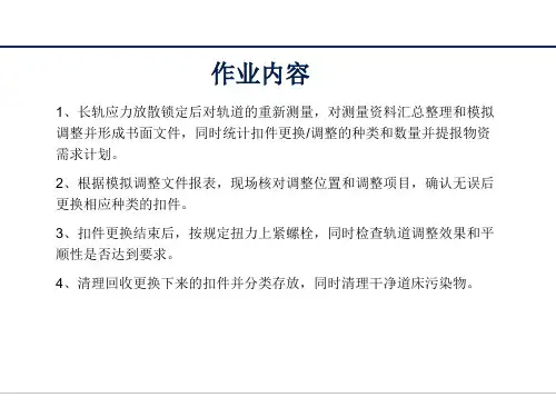 长轨精调作业指导书