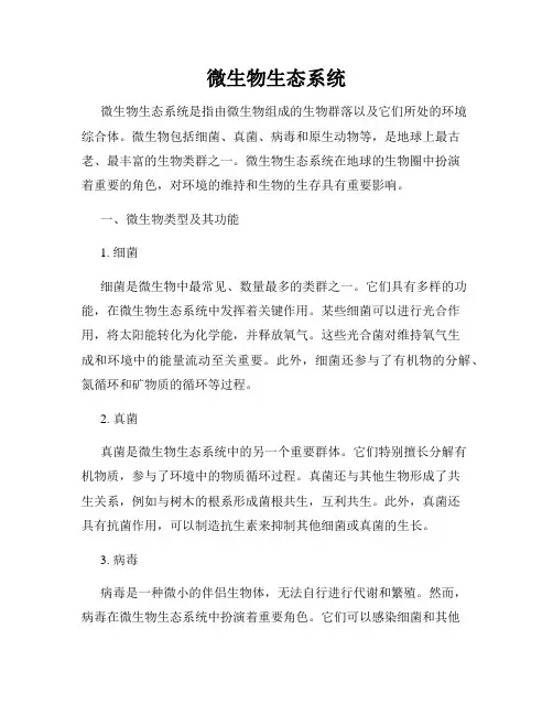 微生物生态系统