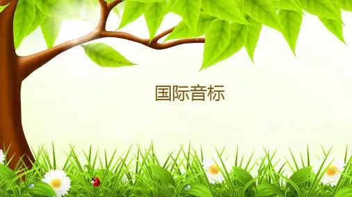 英语国际音标学习张PPT教学课件