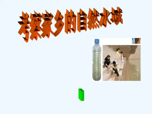教科版六年级科学下册--考察家乡的自然水域(含课堂作业) PPT