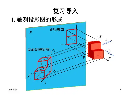 正等测轴测图的画法PPT课件