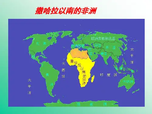区域地理之撒哈拉以南的非洲(共27张PPT)