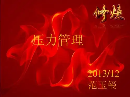 压力管理PPT-(最终版)
