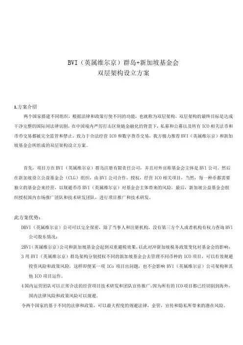 BVI和新加坡基金会双层架构设立方案