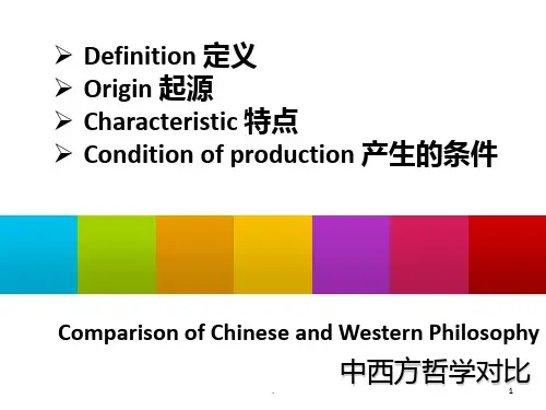 中西方哲学对比PPT课件