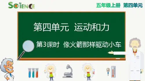 教科版五年级上册科学-像火箭那样驱动小车精品课件