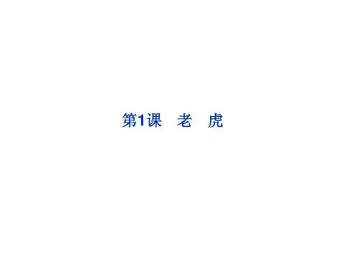人教语文选修外国诗歌散文欣赏课件：第一单元第1课