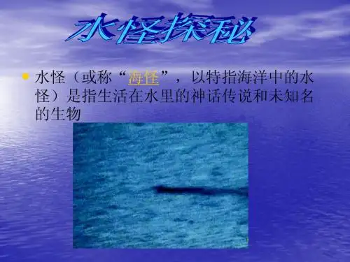 水怪探秘