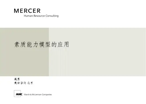 美世咨询人才素质测评