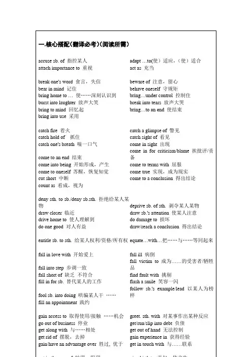 2012四级核心词汇大全