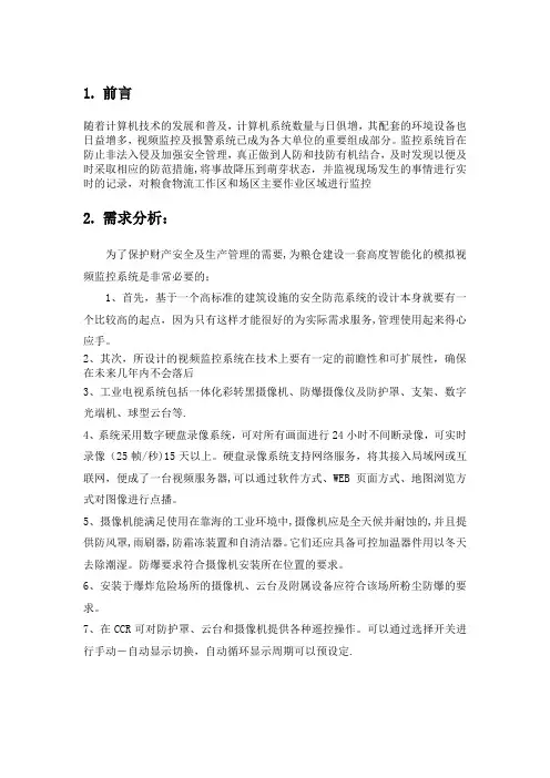 监控系统设计方案