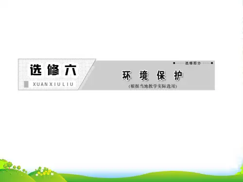 【导与练】高考地理一轮复习 第1讲 环境与环境问题 环境管理及公众参与课件 选修6
