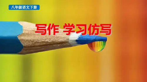 写作《学习仿写》PPT优质课件