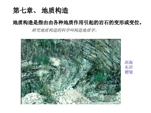 地质学教学ppt 新第7章地质构造
