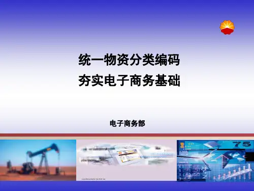 统一物资分类编码