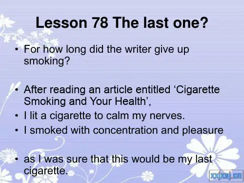 新概念二Lesson 78