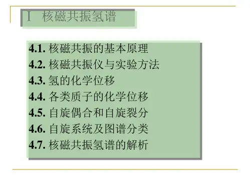 第四章 核磁共振-碳谱