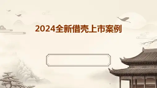 2024版年度全新借壳上市案例