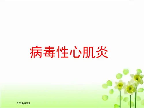 病毒性心肌炎版 ppt课件【30页】