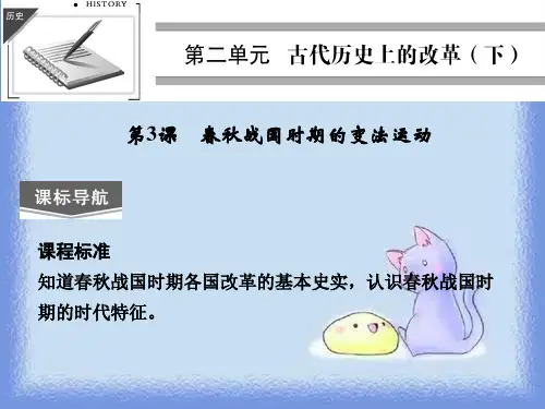2023岳麓版选修1第3课《春秋战国时期的变法运动》ppt4