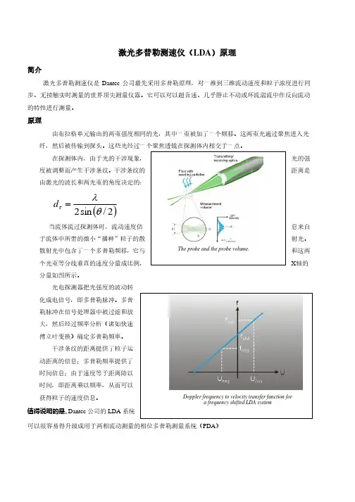 Dantec  激光多普勒测速仪(LDA)原理说明书