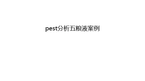 pest分析五粮液案例教学内容