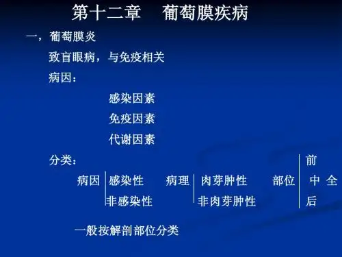 12葡萄膜病