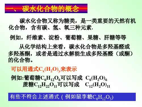 有机化学第十三章碳水化合物PPT课件