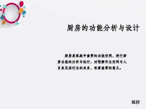 专题五 厨房功能分析与设计