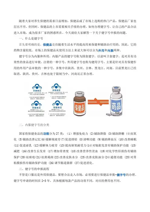 健字号申报指南