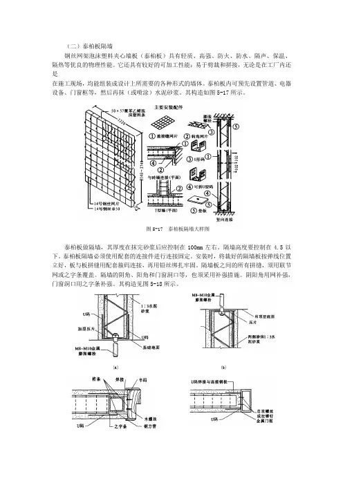 泰柏板隔断