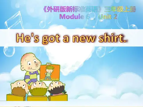 外研社版(一起)三 年级上册英语 Module 6 Unit 2 He's got a new shirt.课件