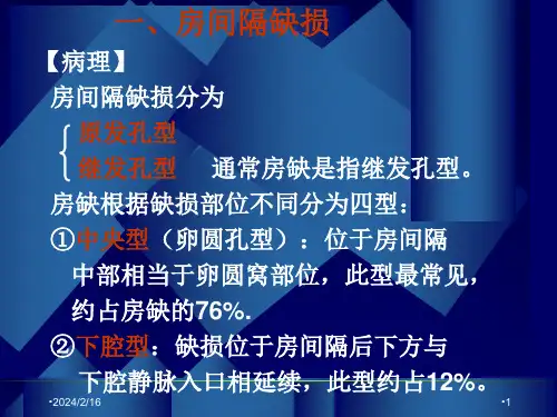 先天性心脏病PPT课件