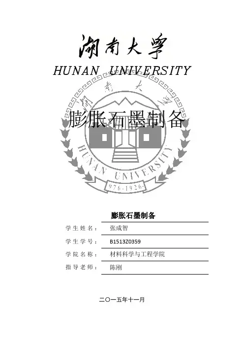 膨胀石墨综述