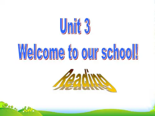 牛津译林 七年级英语上册 Unit3 Reading 1(共23张PPT)