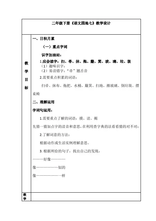 人教版语文二年级下册《课文   语文园地七   语文园地七：识字加油站+字词句运用》_2