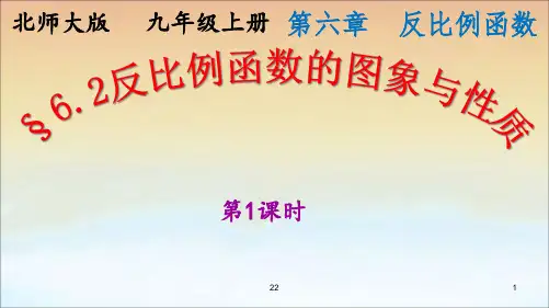 北师大版九年级上册反比例函数的图象与性质ppt课件2