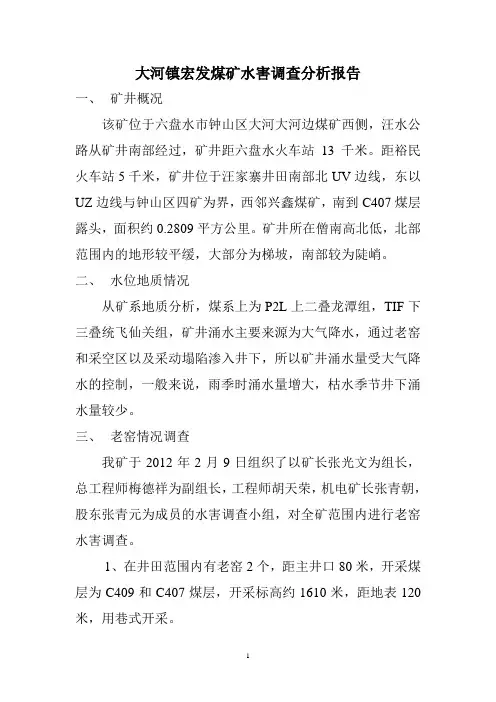 水害分析报告